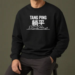 Hot Top Tang Ping Lying Flat Anti Hustle Culture Sweater