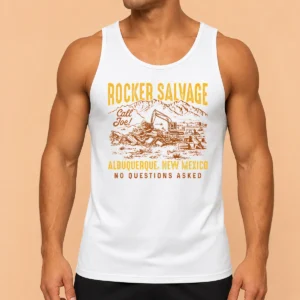 Official Rocker Salvage Call Joe Albuquerque Vintage New Mexico Tank Top