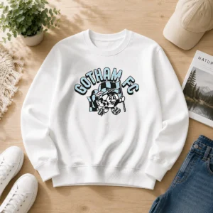 Pretty Kid'S Gotham FC Soccer Player Grey Sweater
