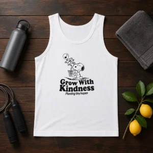 Awesome Snoopy Grow With Kindness Planting Tiny Hopes Tank Top