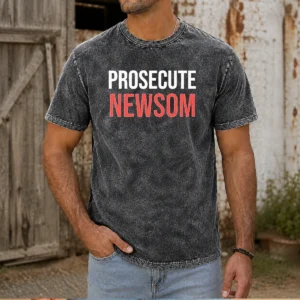 Pretty Prosecute Newsom Washed T-Shirt
