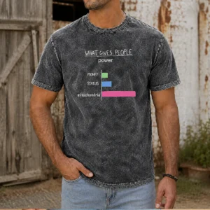 Awesome What Gives People Power Washed T-Shirt
