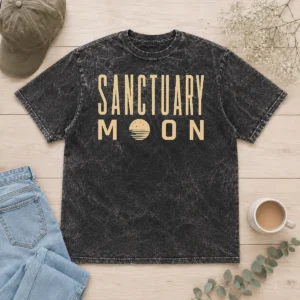 Hot Official Lunar Refuge Geek Washed T-Shirt