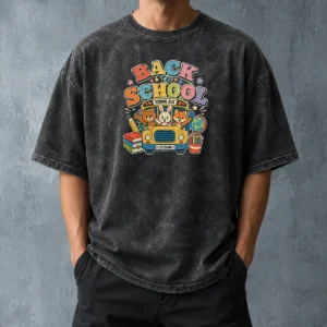 Original Back To School Vintage Washed T-Shirt