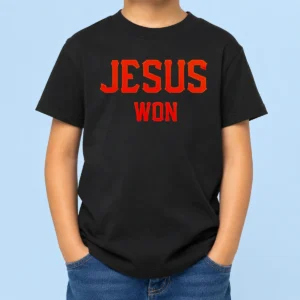 Good Jesus Won San Francisco Giants Kids T-Shirt