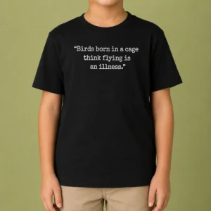 Premium Birds Bron In Cage Kids T-Shirt