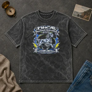Awesome Pretty OHCA National Specialty 2026 Hunting Dog Pride Retro design on a soft washed t shirt