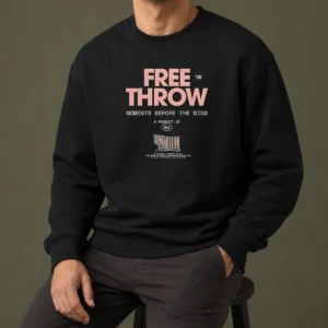 Pretty Free Throw Moments Before The Wind A Product Of Wax Promotional Barcode Label Sweater