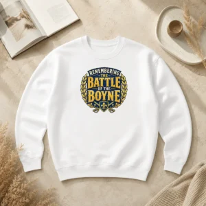 Top Pride In History Typography For Battle Of The Boyne Sweater