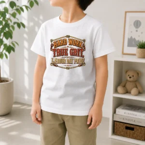 Pretty Labour Day Western Pride Vintage Saloon Kids T-Shirt