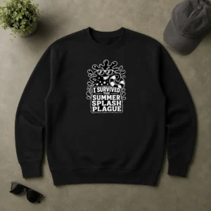 Awesome Good Summer Splash Plague Silhouette Sweater