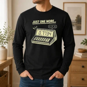 Funny Calculator Hell 0.7734 Geek Long Sleeve Shirt