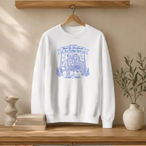 Pretty Grandparents Day Gratitude Line Art Family Sweater