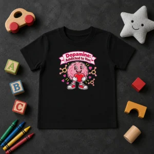 Good Top Cute Dopamine Addicted To You Love Kids T-Shirt