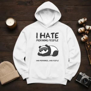 Official I Hate Morning People Hoodie