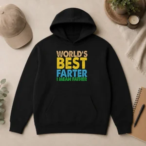 Original Good World'S Best Farter Funny Humor Dad Fathers Day Hoodie