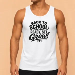 Good Back To School Motivational Silhouette Students Tank Top