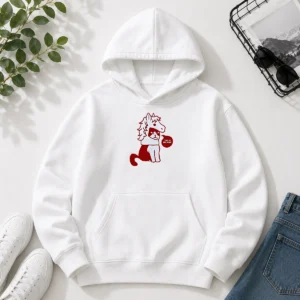 Top Cat Wearing Horse Mask This Is My Year Hoodie in black, featuring a bold graphic print on a comfortable pullover hoodie