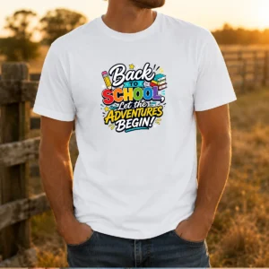 Pretty Back To School Adventures Typography