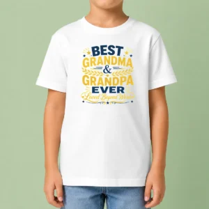 Pretty Good Grandparents Day Typography Family Love Kids T-Shirt