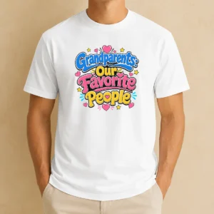 Nice Pretty Grandparents Day Love Cartoon