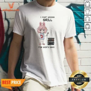 Funny I Just Wanna Grill For God'S Sake Anime Bunny Girl