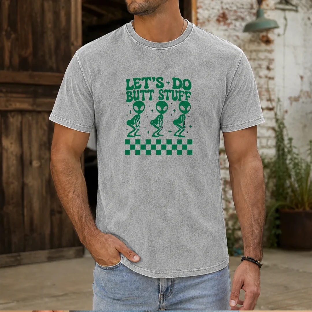 awesome-aliens-let-s-do-butt-stuff-checkerboard-novelty-meme-washed-t-shirt-1 Awesome Aliens Let'S Do Butt Stuff Checkerboard Novelty Meme Washed T-Shirt