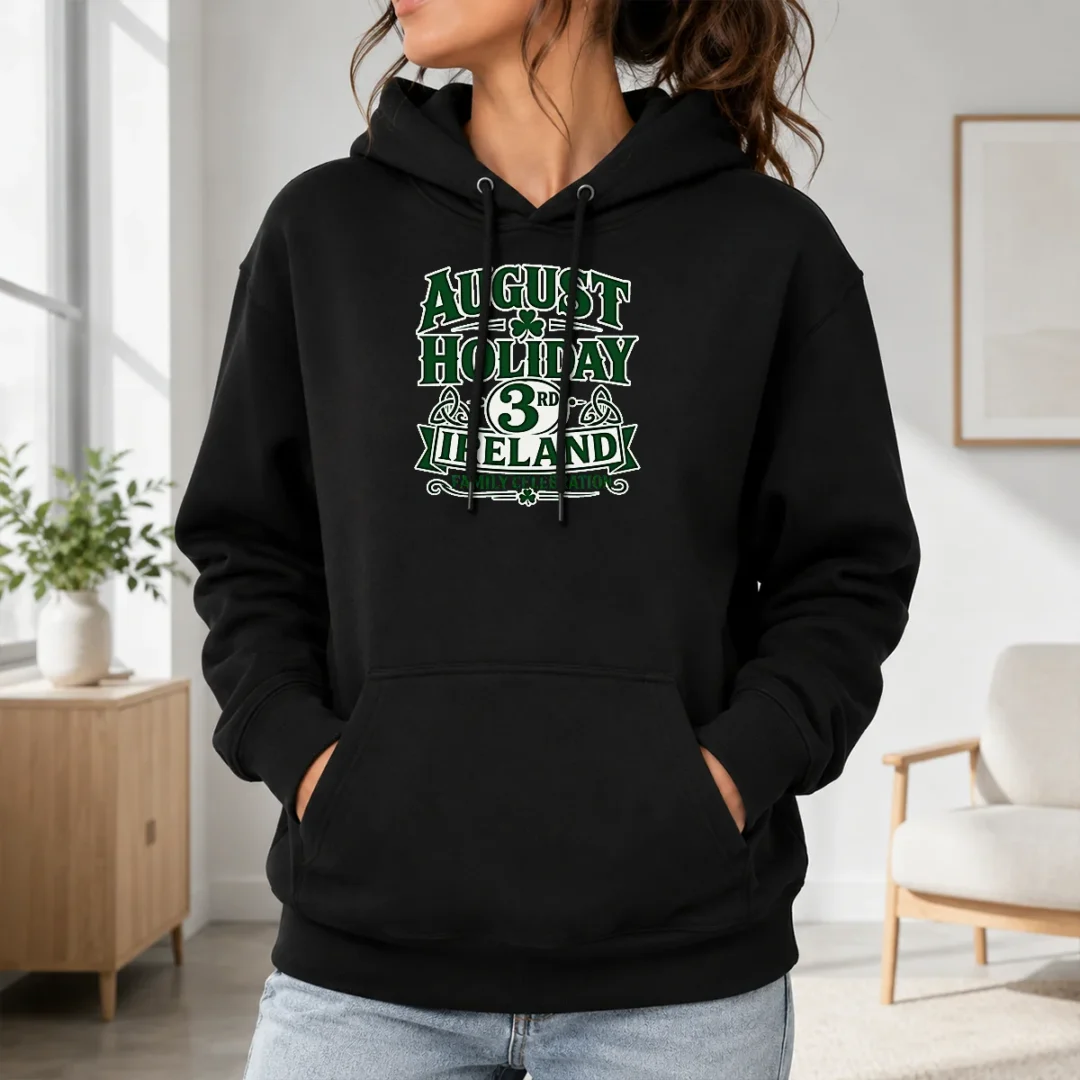 Awesome August Holiday Ireland Family Celebration Silhouette Hoodie Awesome August Holiday Ireland Family Celebration Silhouette Hoodie