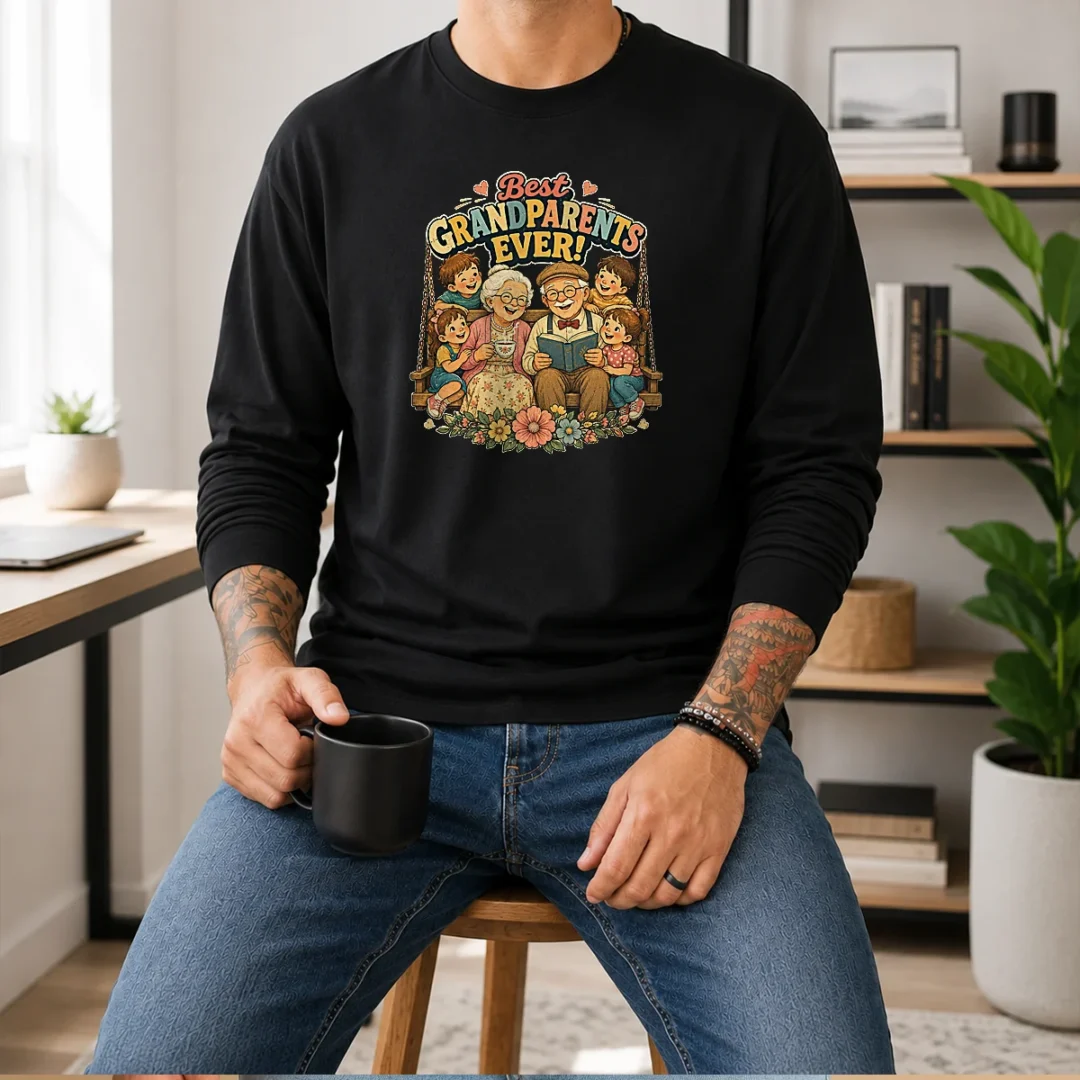 awesome-best-grandparents-ever-vintage-long-sleeve-shirt Awesome Best Grandparents Ever Vintage Long Sleeve Shirt