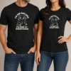 Awesome Black Cat I'M Not Bad Luck I'M Bad At Everything t shirt in black, crew neck short sleeve cotton tee