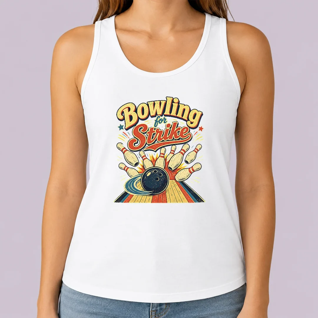 awesome-bowling-for-strike-vintage-tank-top Awesome Bowling For Strike Vintage Tank Top