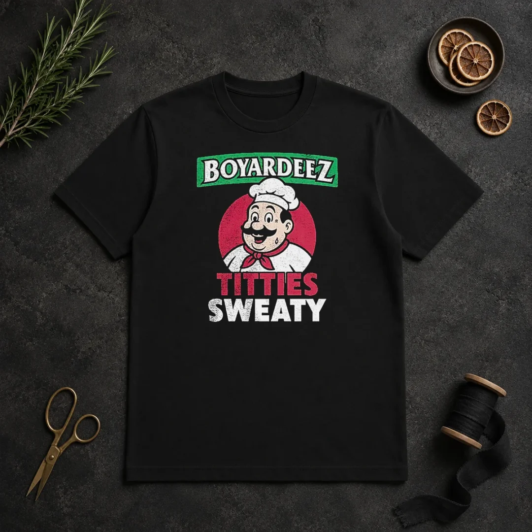 Awesome Boyardeez Titties Sweaty t shirt Awesome Boyardeez Titties Sweaty