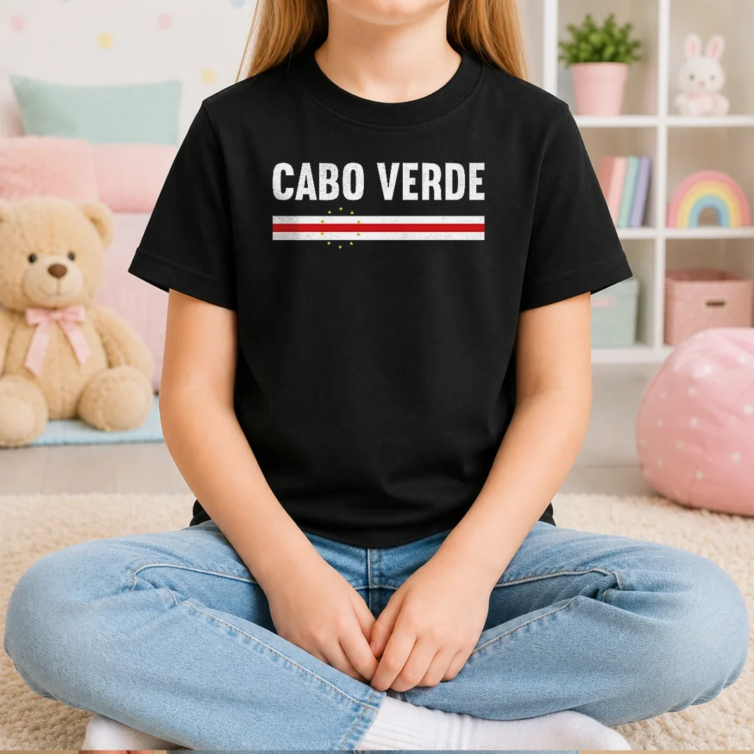 awesome-cabo-verde-flag-national-pride-kids-t-shirt Awesome Cabo Verde Flag National Pride Kids T-Shirt