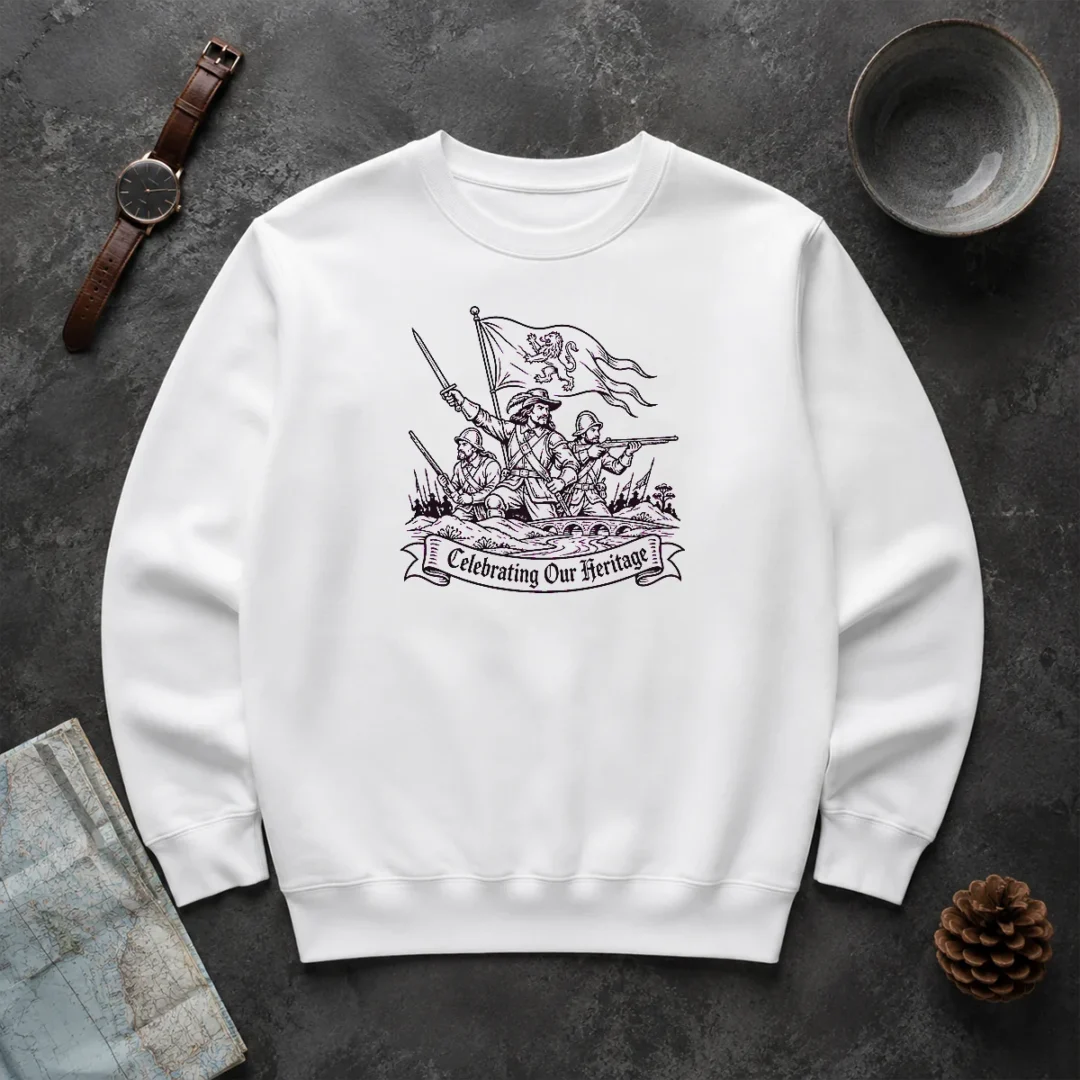 Awesome Celebrating Our Heritage Battle Of The Boyne Line Art Sweater Awesome Celebrating Our Heritage Battle Of The Boyne Line Art Sweater