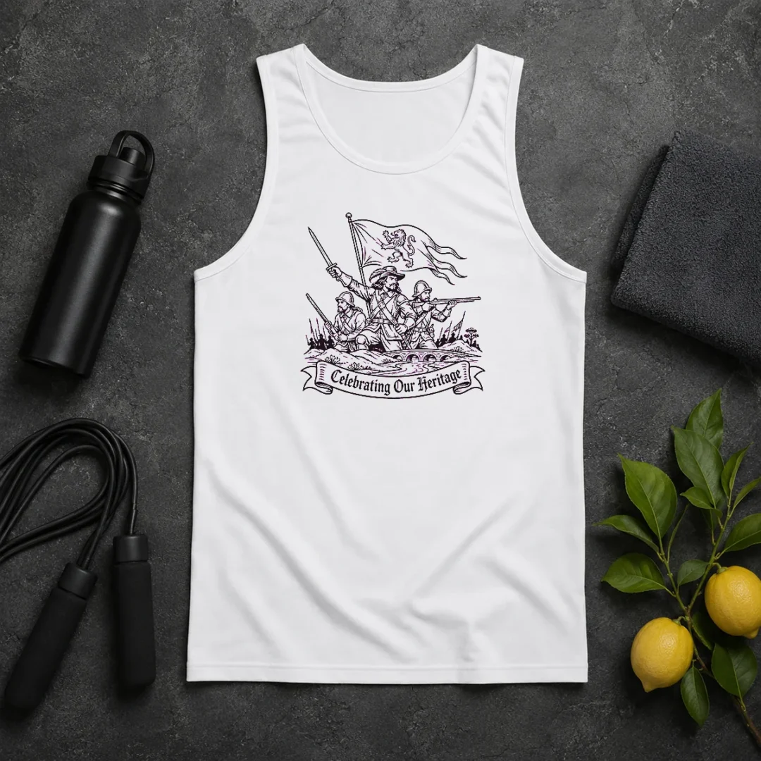 Awesome Celebrating Our Heritage Battle Of The Boyne Line Art Tank Top Awesome Celebrating Our Heritage Battle Of The Boyne Line Art Tank Top