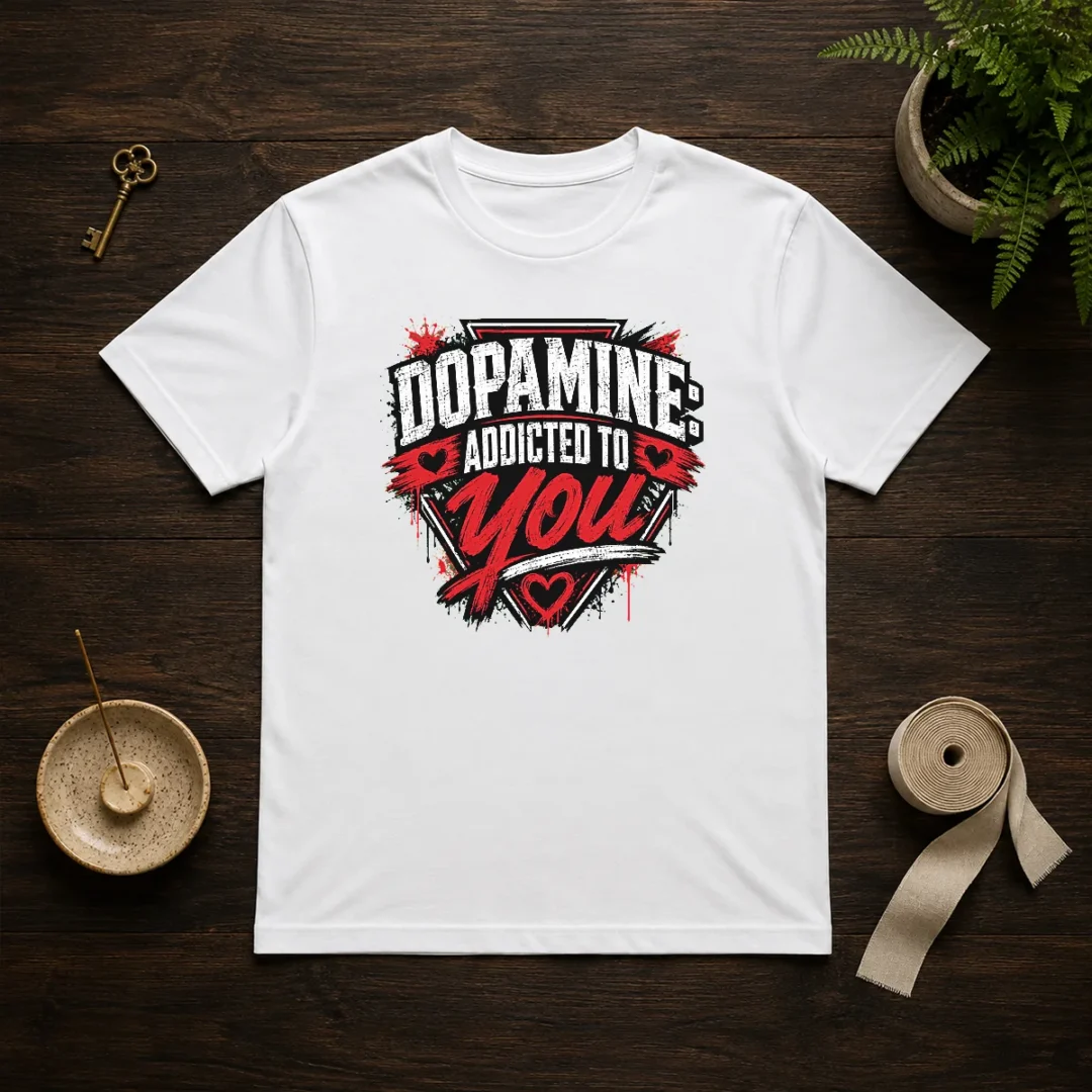 awesome-dopamine-addicted-to-you-streetwear-typography-t-shirt Awesome Dopamine Addicted To You Streetwear Typography