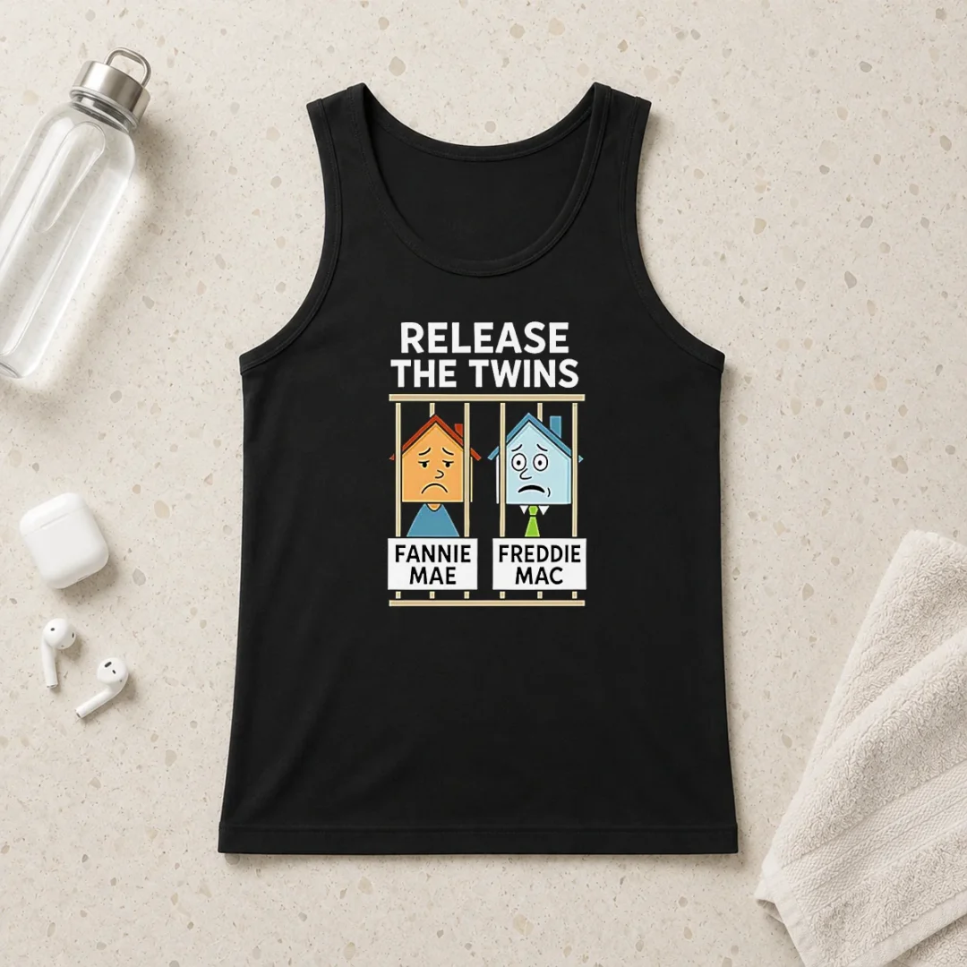 awesome-fannie-mae-vs-freddie-mac-release-the-wins-tank-top Awesome Fannie Mae Vs Freddie Mac Release The Wins Tank Top in black, sleeveless casual wear for summer