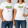 Awesome Funny Crocs Crocodile Wearing Pink Shoes Drawing