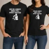 Awesome Give Me A Minute While I Pull Myself Together t shirt in black, front view with bold white text design