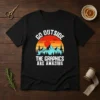 Awesome Go Outside The Graphics Are Amazing Retro Mountain Sunset