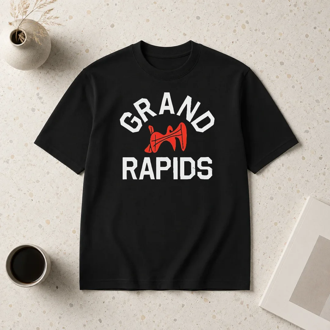 awesome-grand-rapids-michigan-city-logo-t-shirt Awesome Grand Rapids Michigan City Logo
