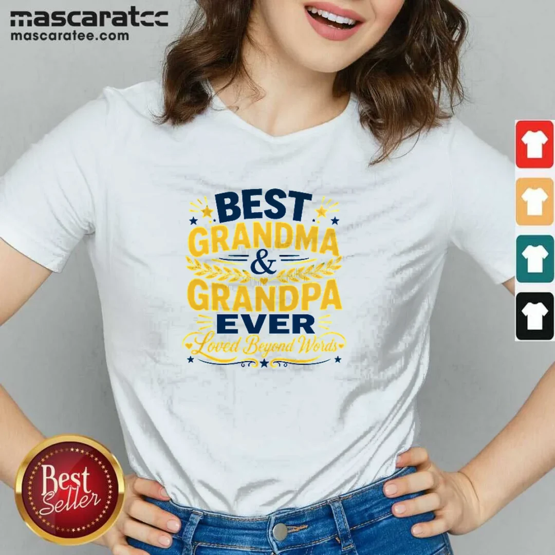 awesome-grandparents-day-typography-family-love-v-neck-shirt Awesome Grandparents Day Typography Family Love V-Neck Shirt
