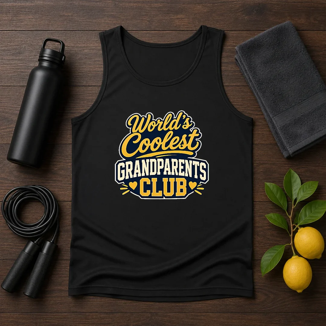 awesome-grandparents-day-worlds-coolest-club-vector-tank-top Awesome Grandparents Day Worlds Coolest Club Vector Tank Top