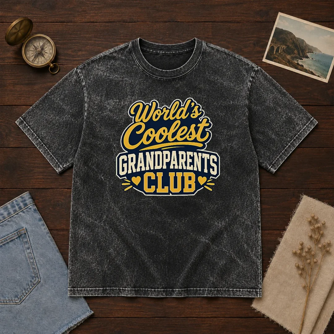 awesome-grandparents-day-worlds-coolest-club-vector-washed-t-shirt Awesome Grandparents Day Worlds Coolest Club Vector Washed T-Shirt