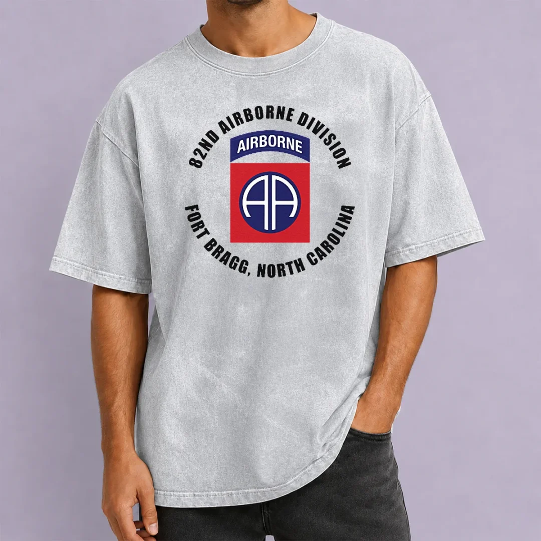 awesome-hot-82nd-airborne-division-fort-bragg-military-washed-t-shirt Awesome Hot 82nd Airborne Division Fort Bragg Military Washed T-Shirt