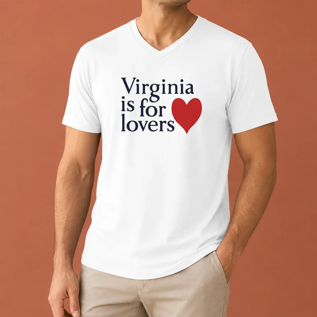 awesome-hot-virginia-is-for-lovers-v-neck-shirt Awesome Hot Virginia Is For Lovers V-Neck Shirt