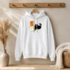 Awesome I Fix Problems You Created Hoodie in black, front view with kangaroo pocket and drawstring hood