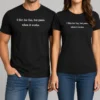 Awesome I Flirt For Fun But Panic When It Works t shirt in classic fit with bold text design