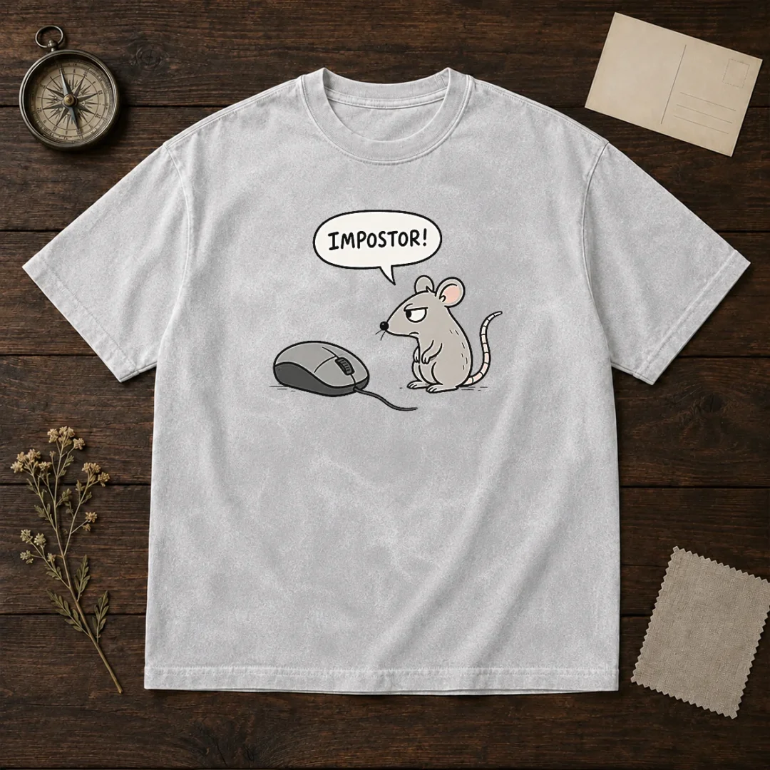 awesome-impistor-mouse-washed-t-shirt Awesome Impistor Mouse Washed T-Shirt