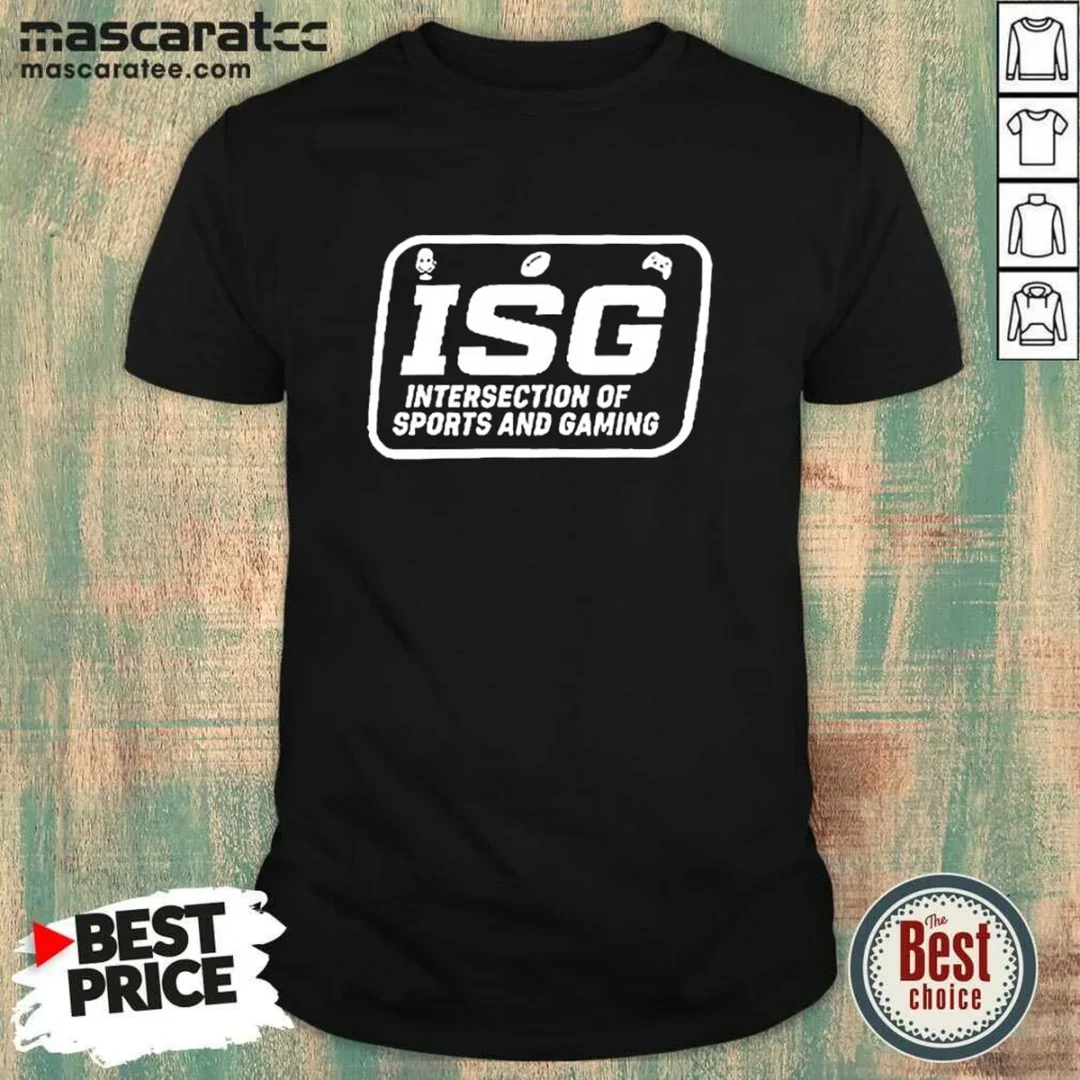 awesome-isg-intersection-of-sports-and-gaming-podcast-fans-and-media-collectors-shirt Awesome ISG Intersection Of Sports And Gaming Podcast Fans And Media Collectors